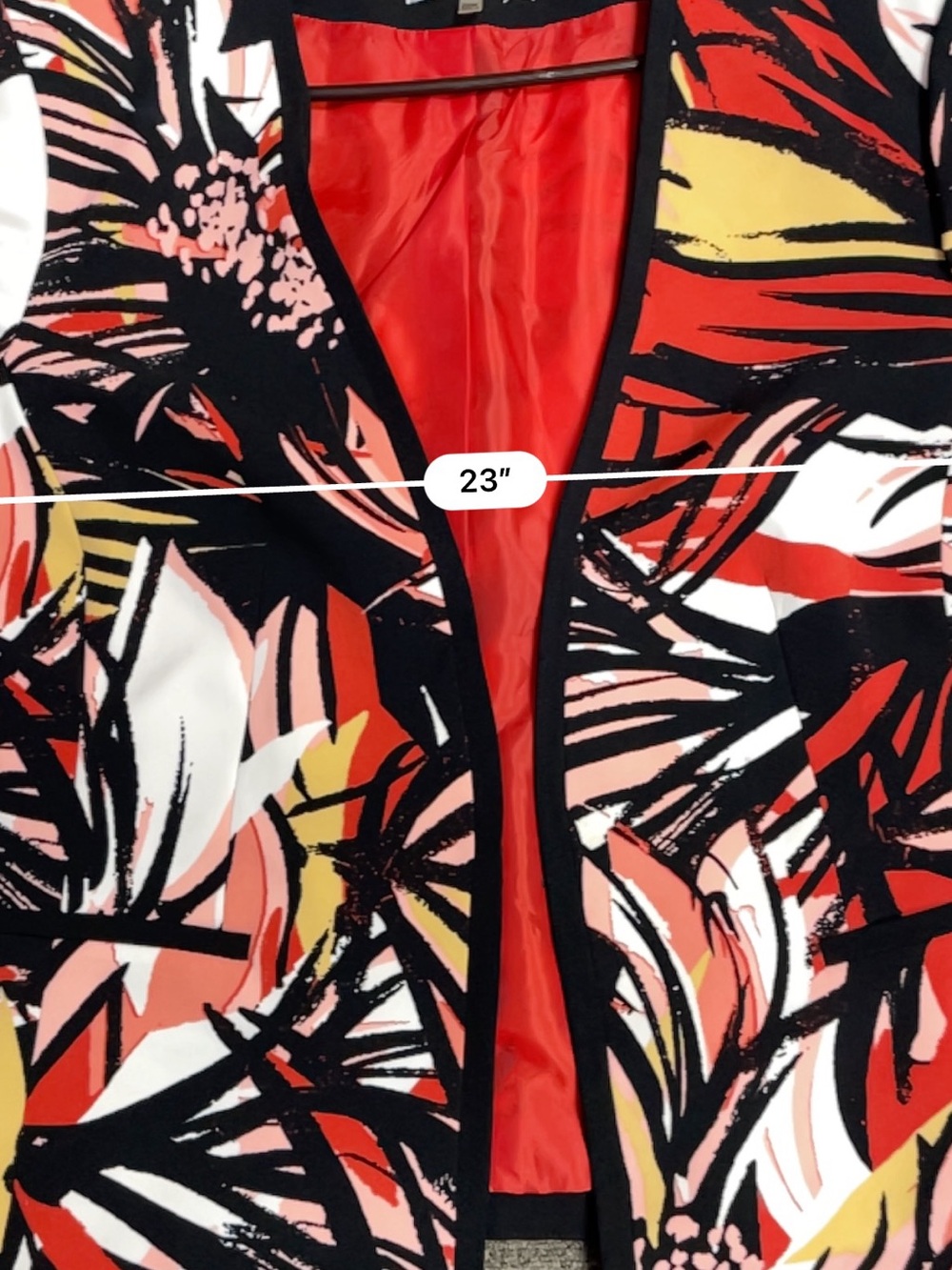 Kasper Black and color Patterned Blazer - Picture 8 of 8